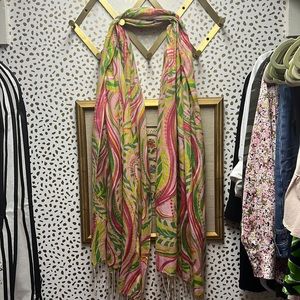 Lilly Pulitzer silk/cashmere “Murfee” scarf shawl wrap